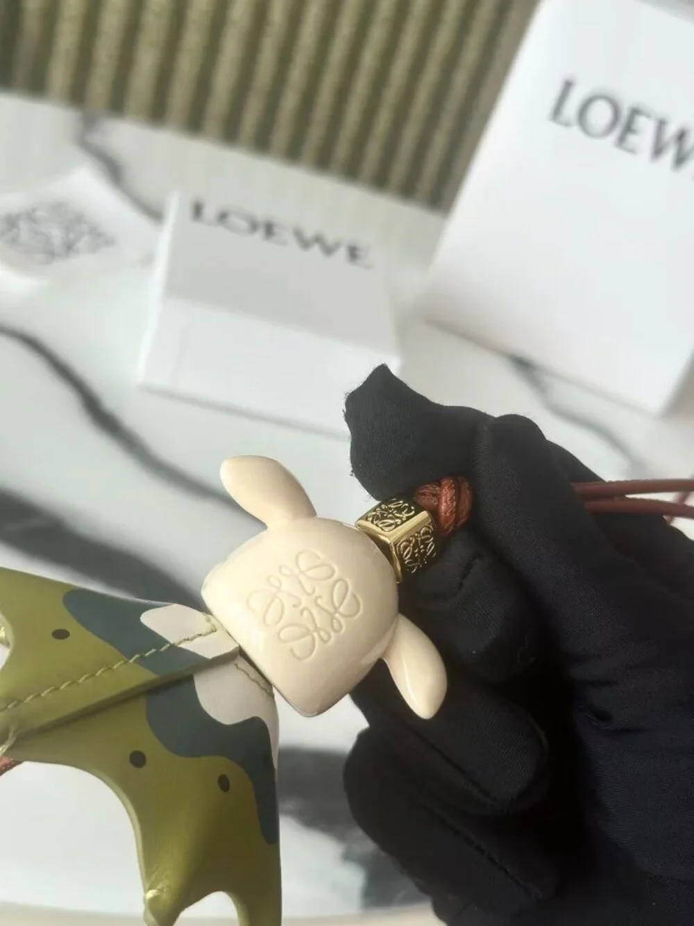 Loewe Mushroom‑Spirit Bag Charm